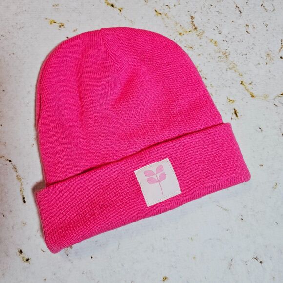 Red Aspen Accessories - Red Aspen Ambassador Hot Pink Knit Beanie Hat Cuffed Skull Cap EUC